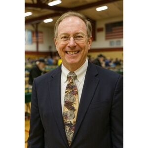 Londonderry Train Necktie USA‎ Flags Novelty Print Americana Railroad Tie